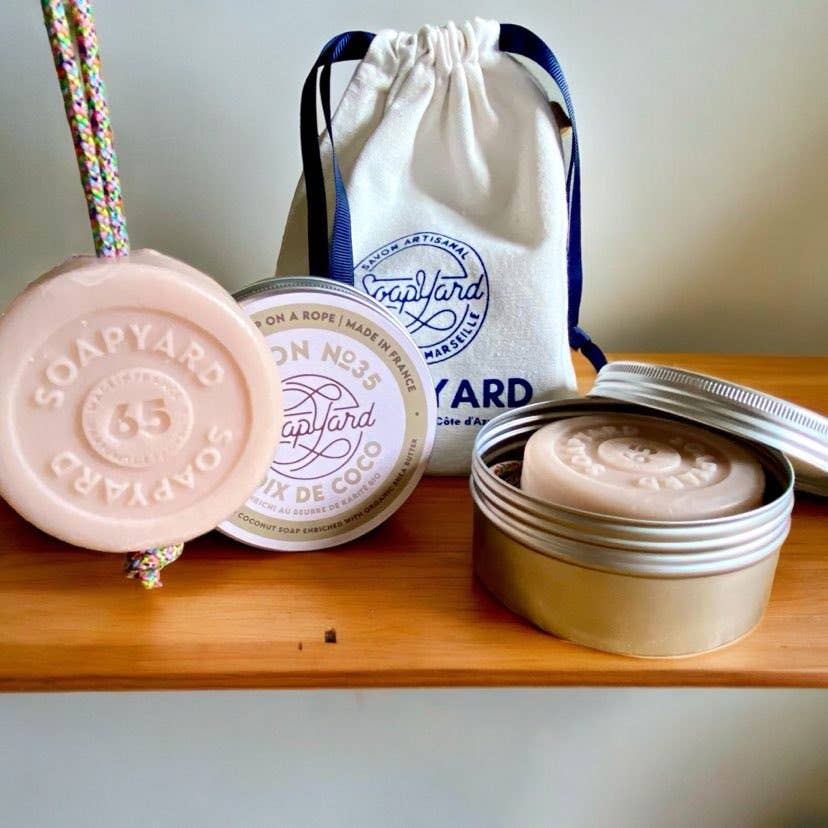 soapyard - Wholesale Bar Soap - Soap & Rope + Tin + Cotton Gift Bag36
