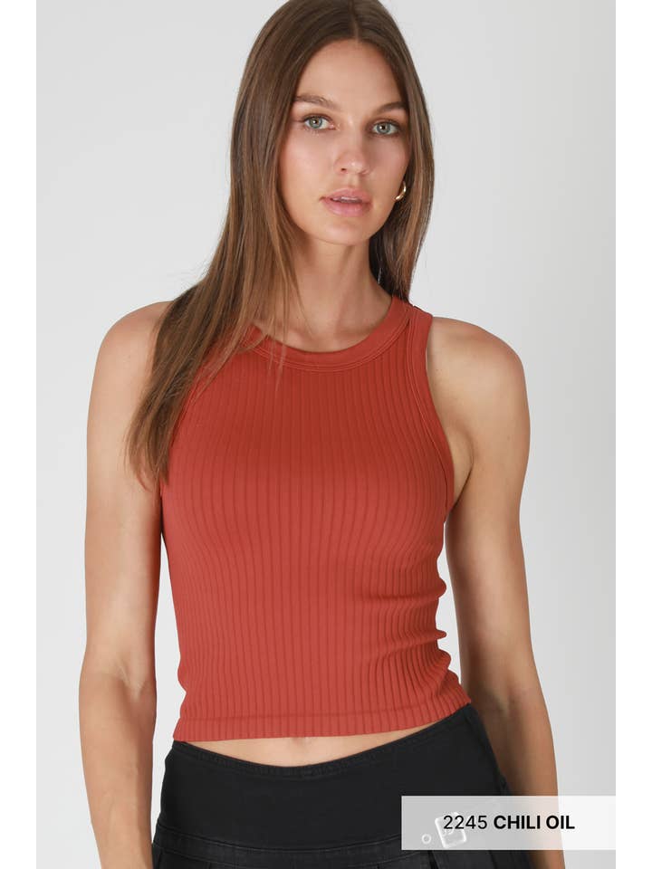 NIKIBIKI - Wholesale Tank Top - Women's - NS8325 - Wide Ribbed Tank Top32