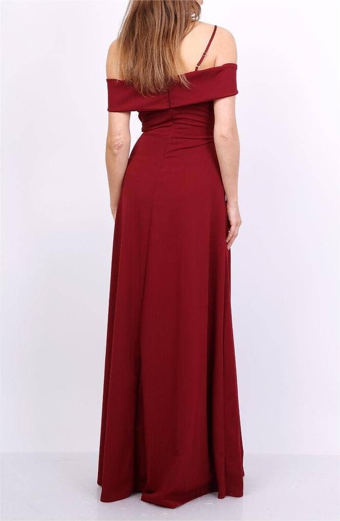 Alice'Desir - Wholesale Gown - Women's - 8892 A-line dress with boat neckline36