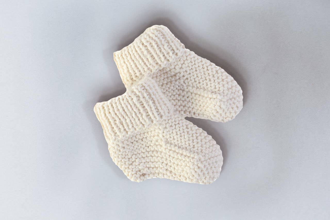 Awamaki - Wholesale Booties - Baby - Muku Knit Baby Booties0
