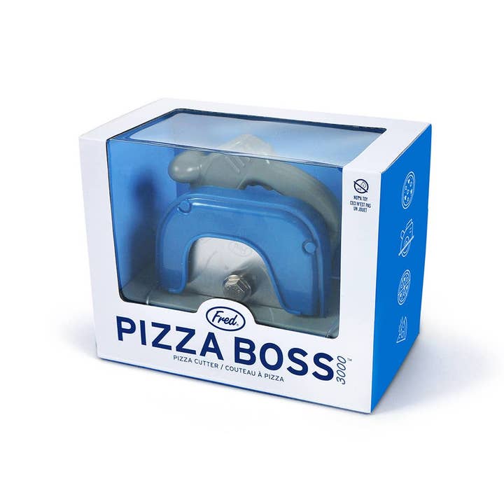 Fred & Friends - Wholesale Pizza Wheel - Pizza Boss - Pizza Cutter - Table Saw