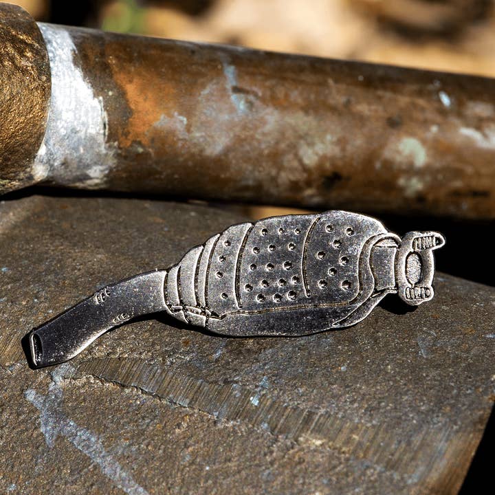 The Roving House - Wholesale Lapel Pin/Button - Catalytic Converter Lapel Pin