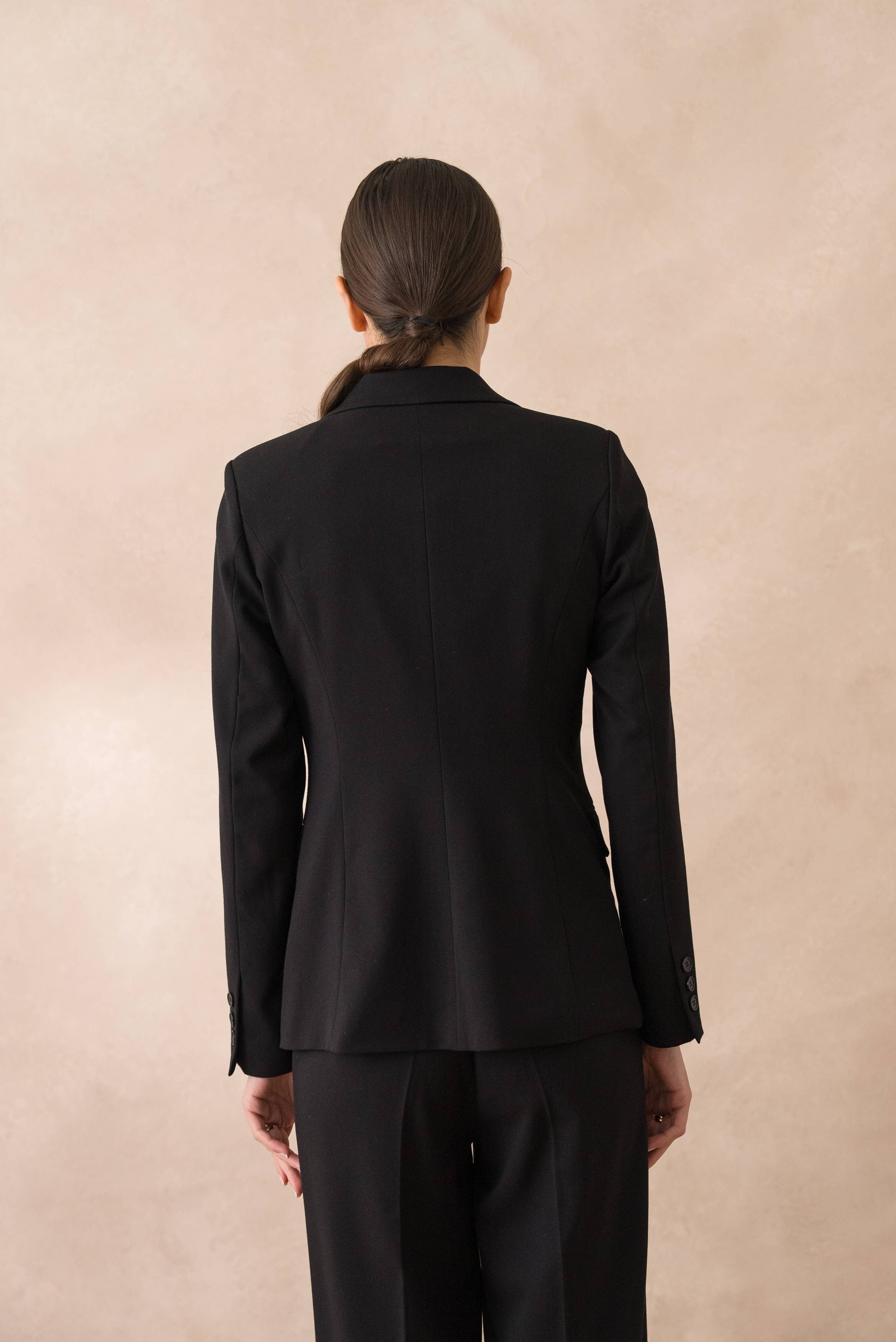 Attentif Paris – wholesale Kostymjacka – Dam – Heather figursydd kavaj för dam87