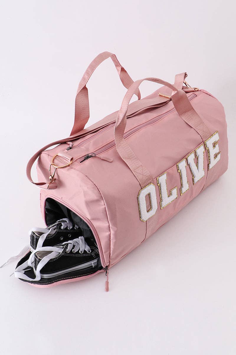 Aspen Rain Boutique - Wholesale Weekender Bag - Women's - Pink gym bag (bag only)9