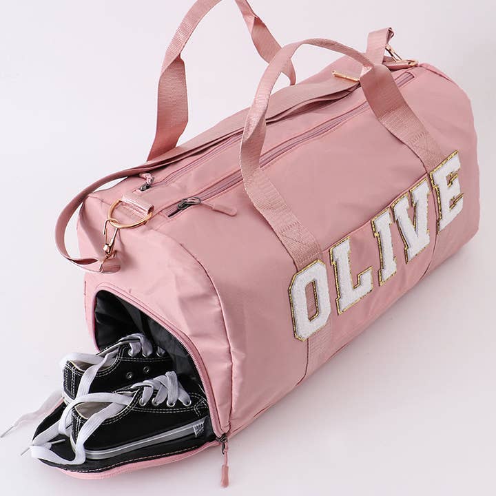 Aspen Rain Boutique - Wholesale Weekender Bag - Women's - Pink gym bag (bag only)9