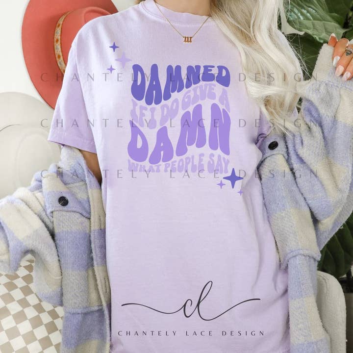 Taylor Swift Lavender Haze Damned If I Do Comfort Colors Tee for wholesale by Chantely Lace