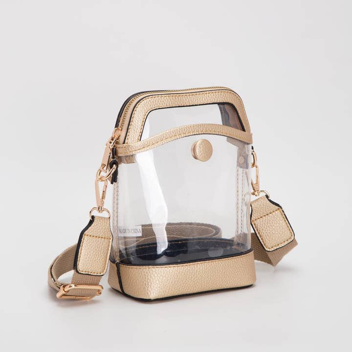 MiMi Wholesale - Wholesale Crossbody Bag - Women's - TG10575 Carly Clear Mini Crossbody Bag10