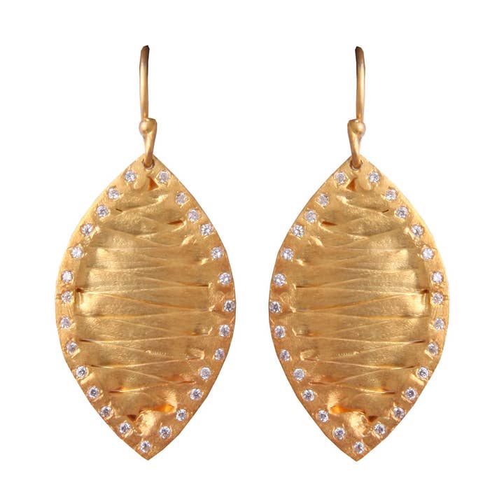 Ecologica Woven Drop Earrings for wholesale by Kevia