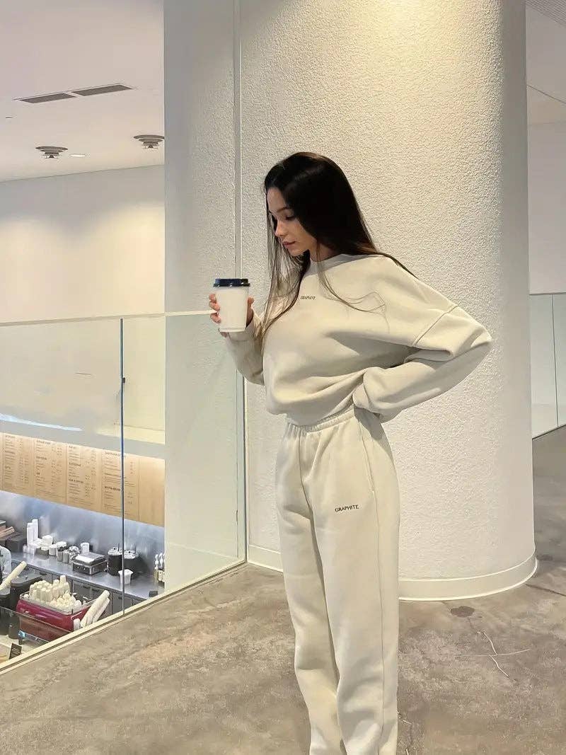 Marayn - Wholesale Lounge Set - Women's - Chic 2025 Spring Casual TwoPiece Sweatshirt Set26