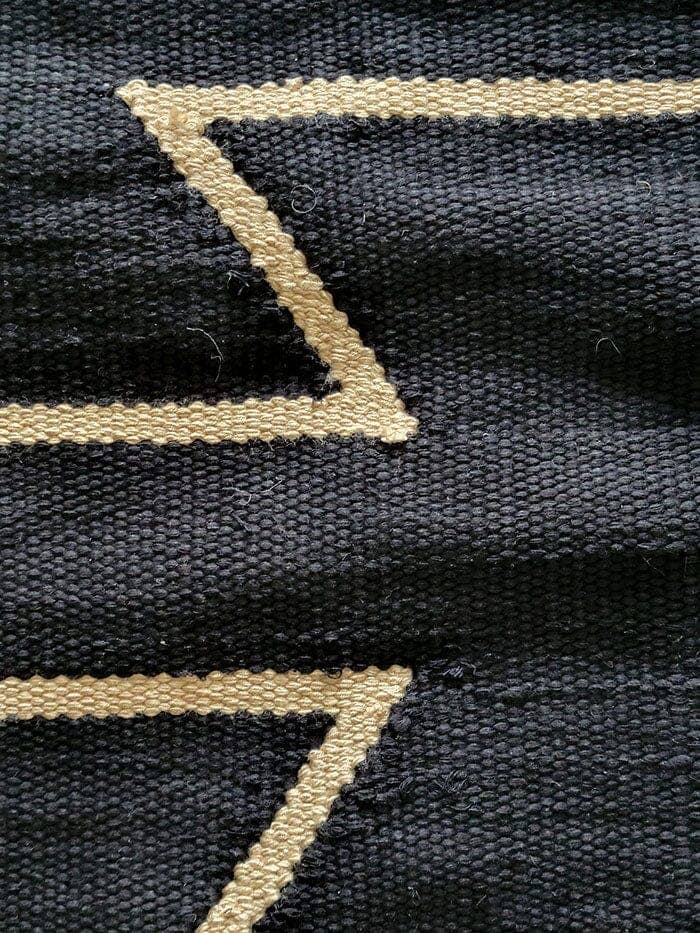 Mumo Toronto Inc - Wholesale Area rug - Cleo Black & White Handwoven Cotton Rug4