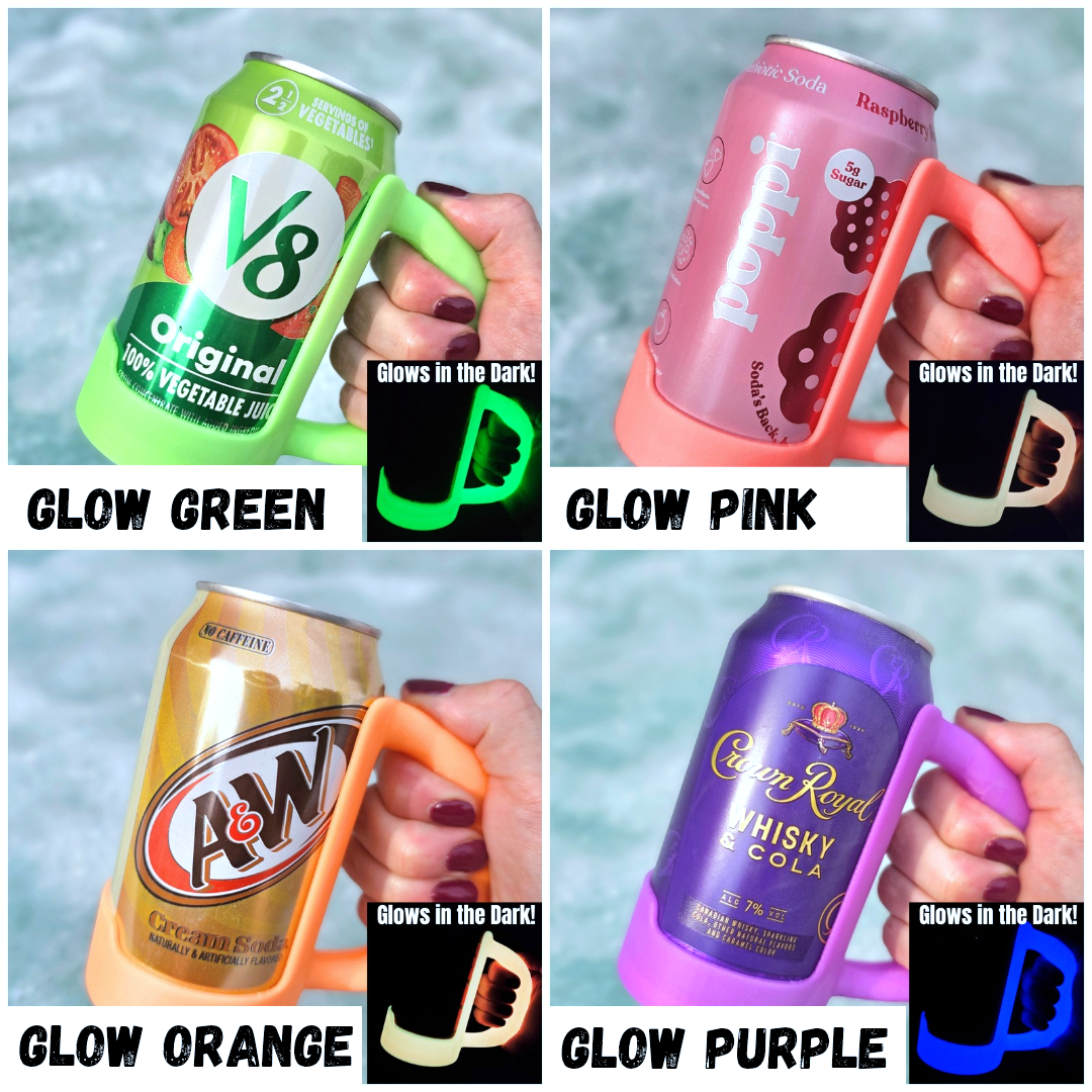 BD Lasers INC. - Wholesale Drink Huggers & Koozies - 12 oz. Standard Can Holder Handle, Soda Pop Holder2