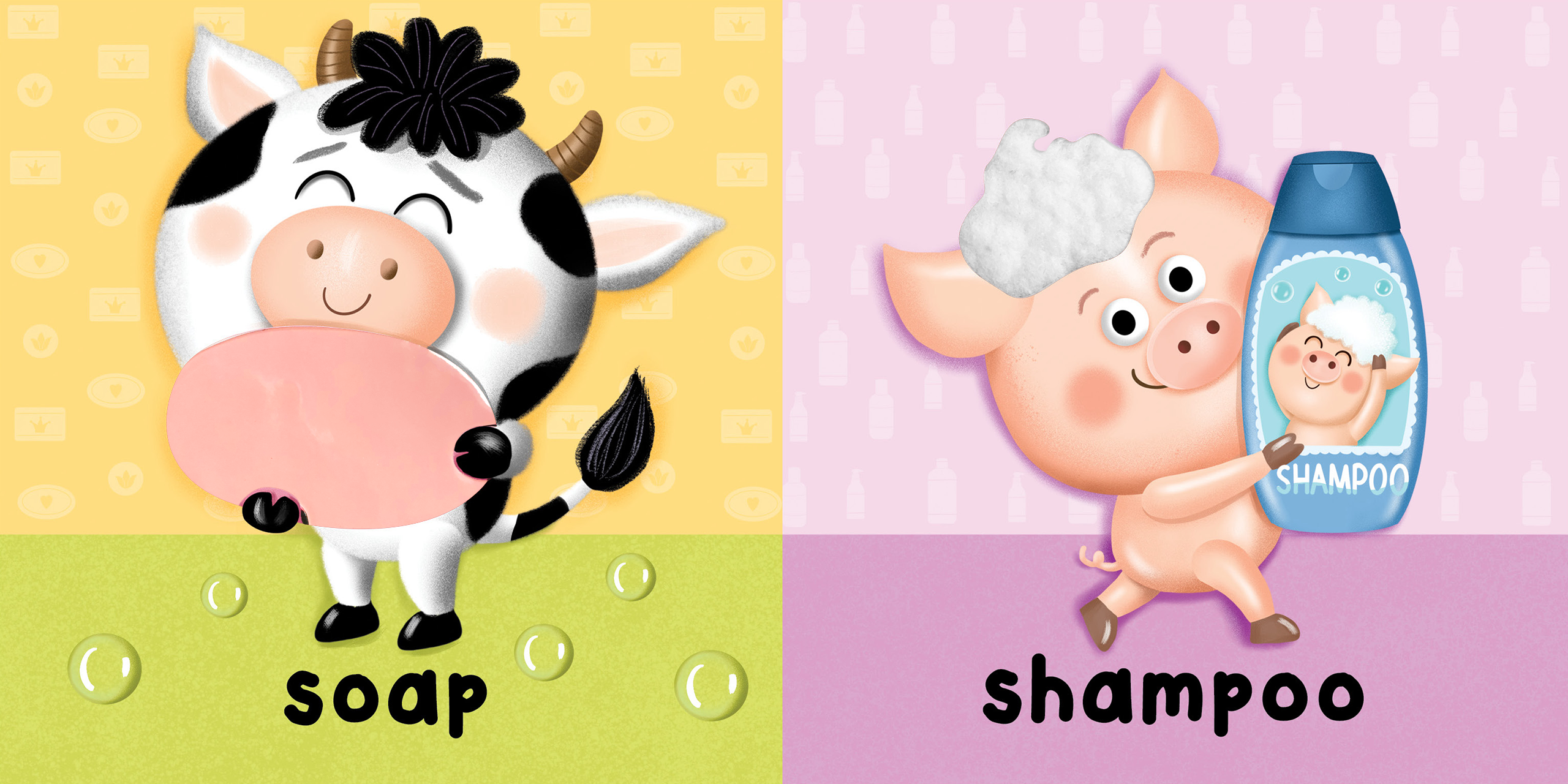 Little Hippo Books - Wholesale Baby & Toddler Book (0-2) - Brilliant Baby: It's Bath Time - Children's Touch and Feel and Learn Sensory Board2