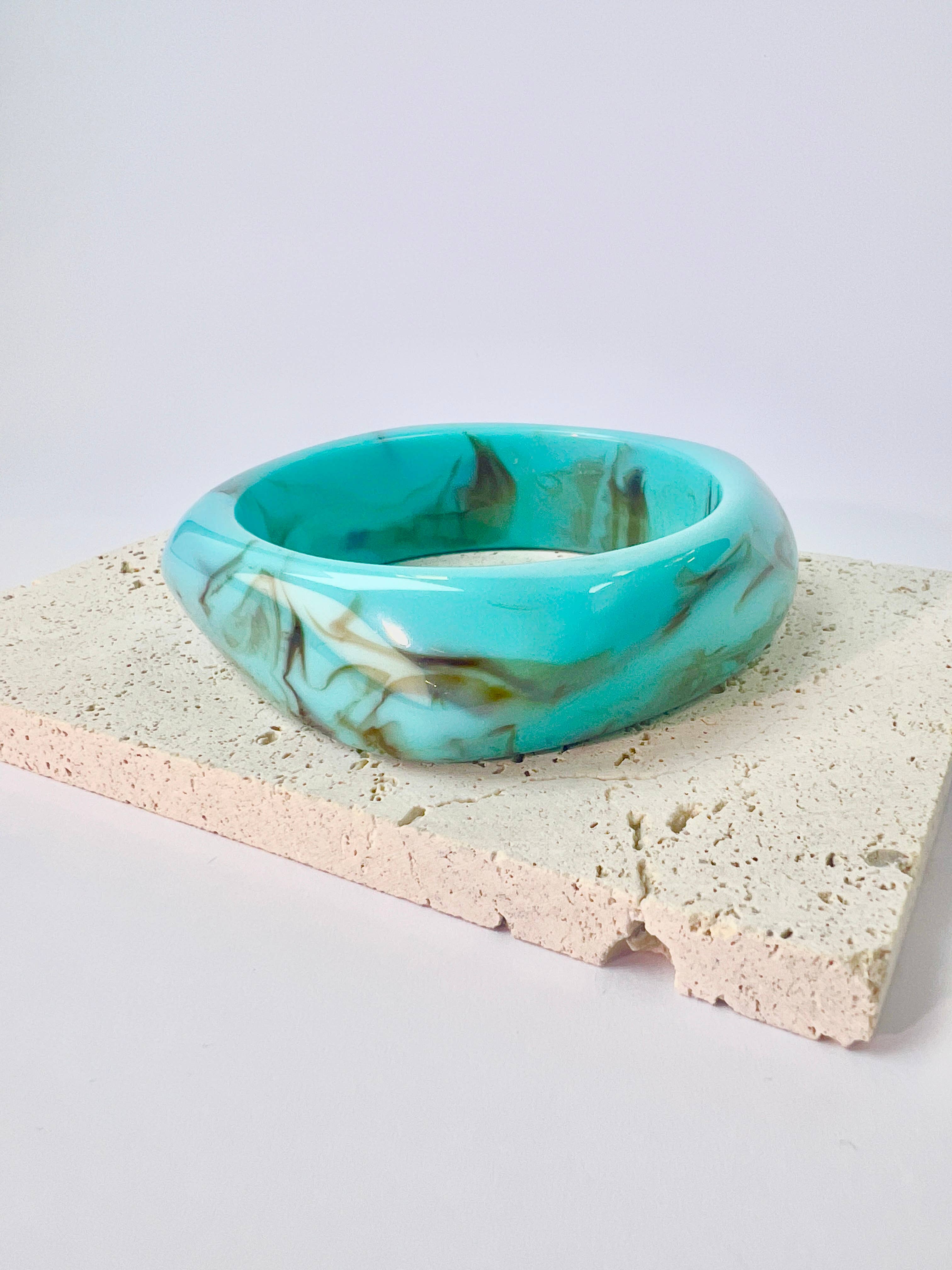 COSMOS - Wholesale Bangle Bracelet - Marble-effect resin bangle bracelet18