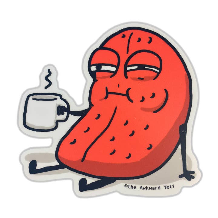 Pegatina para lengua para venta al por mayor de The Awkward Yeti