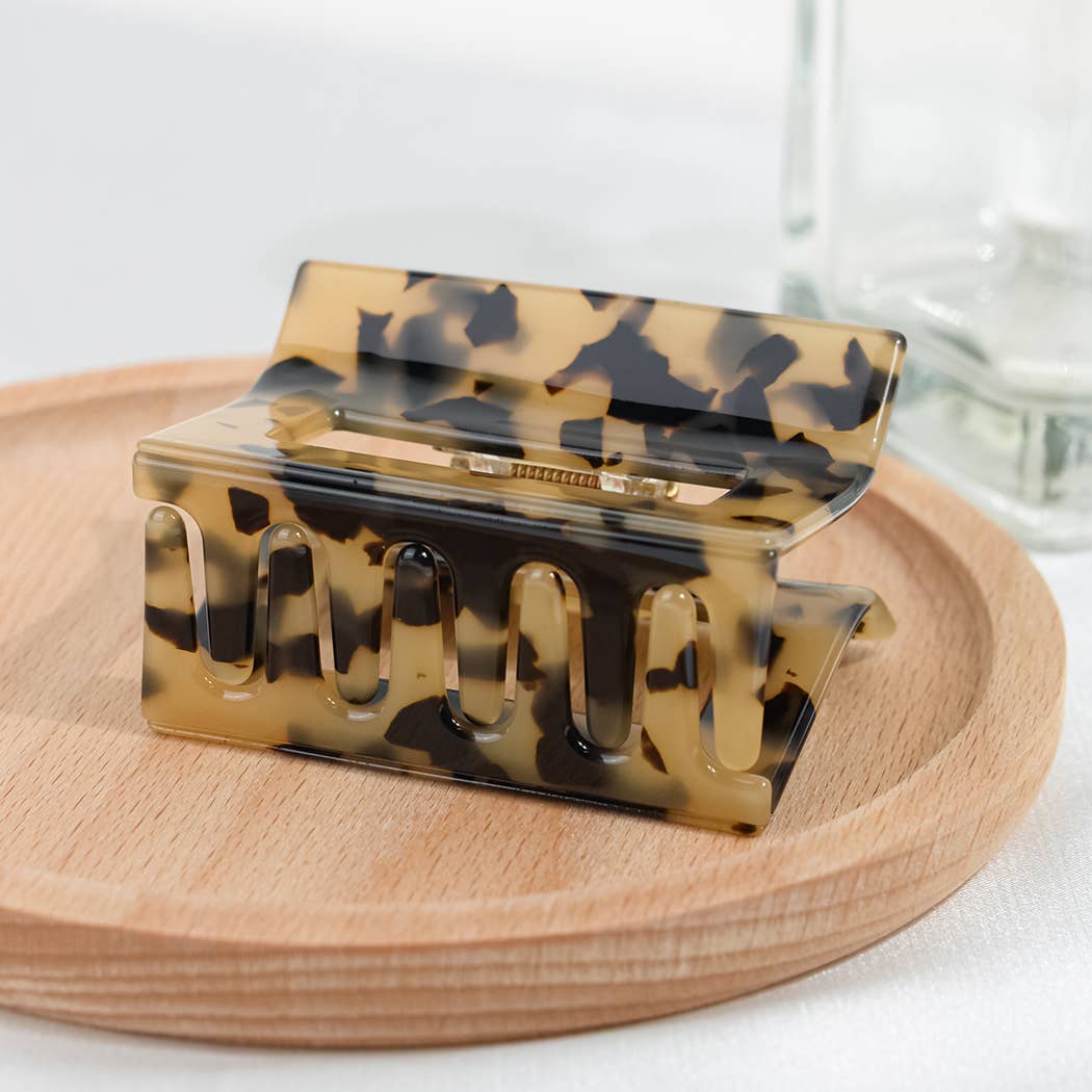 TheDivaSoap - Vendita all'ingrosso Fermaglio per capelli - Donna - Pinza per capelli intagliata a forma di tartaruga marmorizzata6