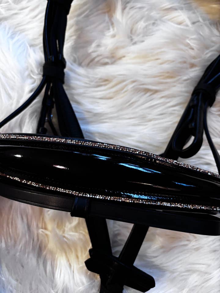 Freio de embocadura Verniz Ouro Rosa VB por atacado de CR Harmonyequestrian