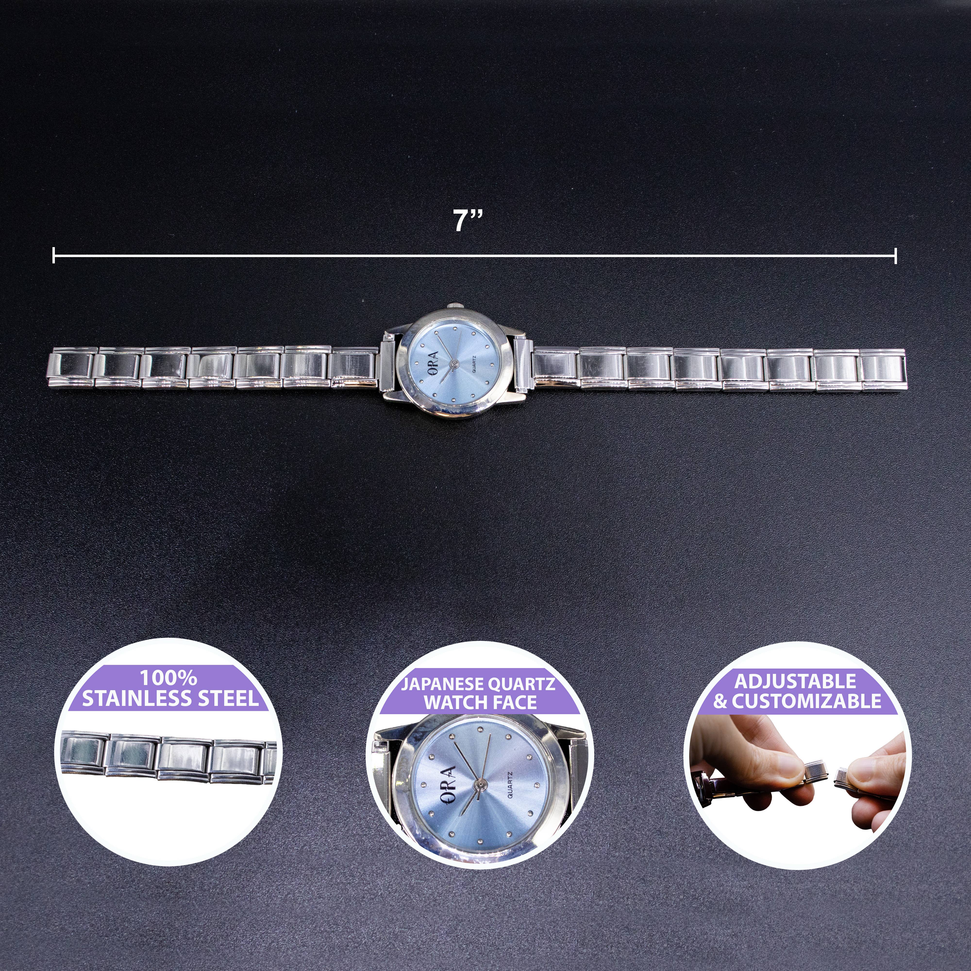 Natalia - Wholesale Wrist Watch - Women's - Italian Charm Link Watch (Analog)27