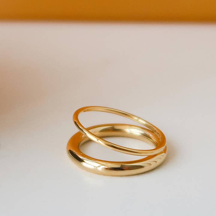 Harvey 18K Gold Non-Tarnish Classic Double Band Ring and other Purchase Wholesale birthstone jewelry#:~:text=18K%20Gold%20PVD%20Teardrop%20Birthstone,Charming%20Birthstone%20Charm%20Collection. Free Returns & Net 60 Terms on Faire trending on Faire.