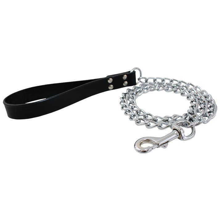 Chain Leash for wholesale by Auburn Leathercrafters