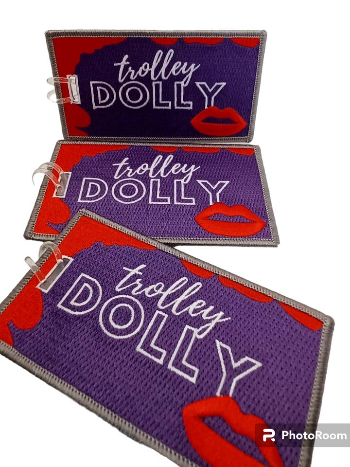 Étiquette à bagage « TROLLEY DOLLY » pour la vente par FUNNYBAGTAGS by Cukiegirl