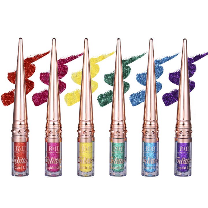 Diacly - Vente Eyeliners/crayons - Doublure métallisée à paillettes, 24 pièces, multicolore1