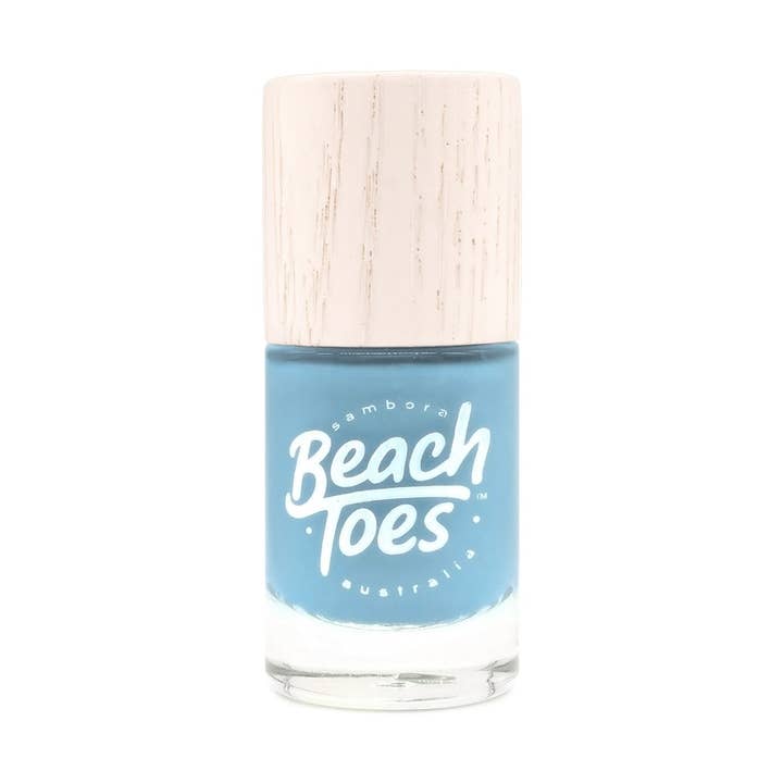 Hang Ten Sky Blue Crème Nail Polish for wholesale by Beach Toes