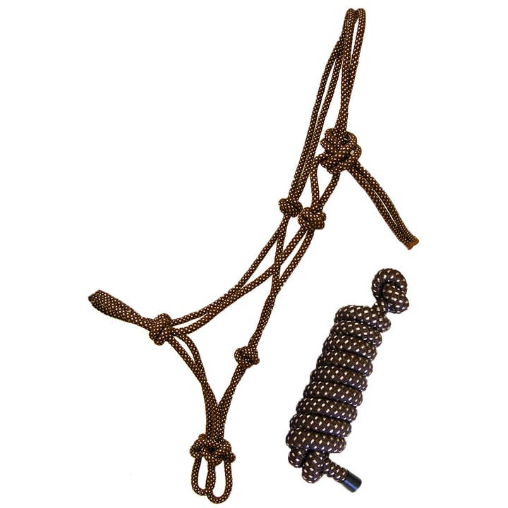 Intrepid International - Wholesale Horseback Riding Gear - Rope Halter and Lead with Rope Nose6