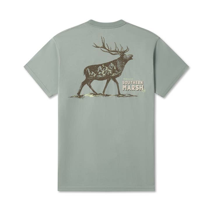Starry Silhouette Tee - Elk for wholesale by Southern Marsh