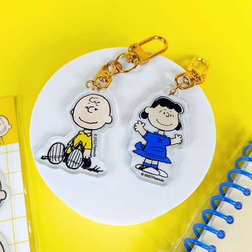 K_Wonderland - Vendita all'ingrosso Portachiavi - Unisex - Portachiavi Random Peanuts Snoopy & Friends, ciondolo da borsa