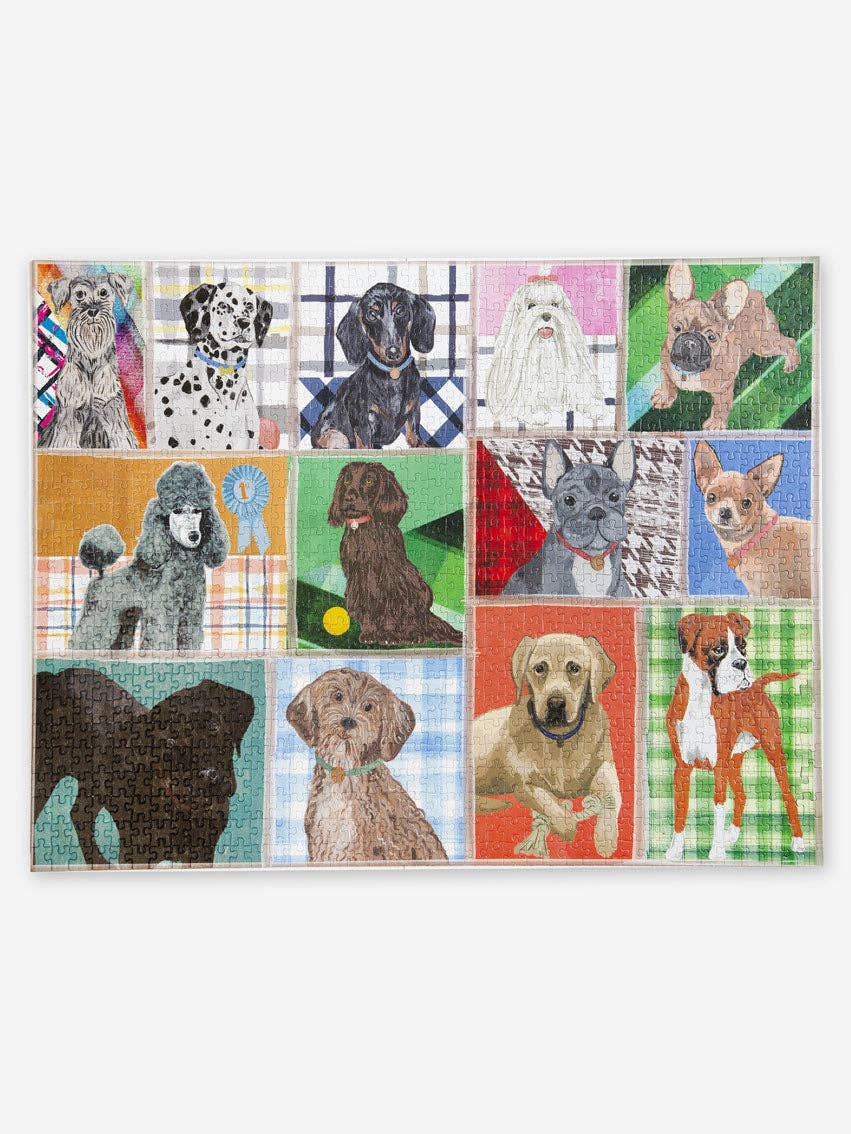 Talking Tables USA - Wholesale Puzzle - Adult - Dog Breeds Jigsaw Puzzle - 1000pcs | Christmas Gifts |2