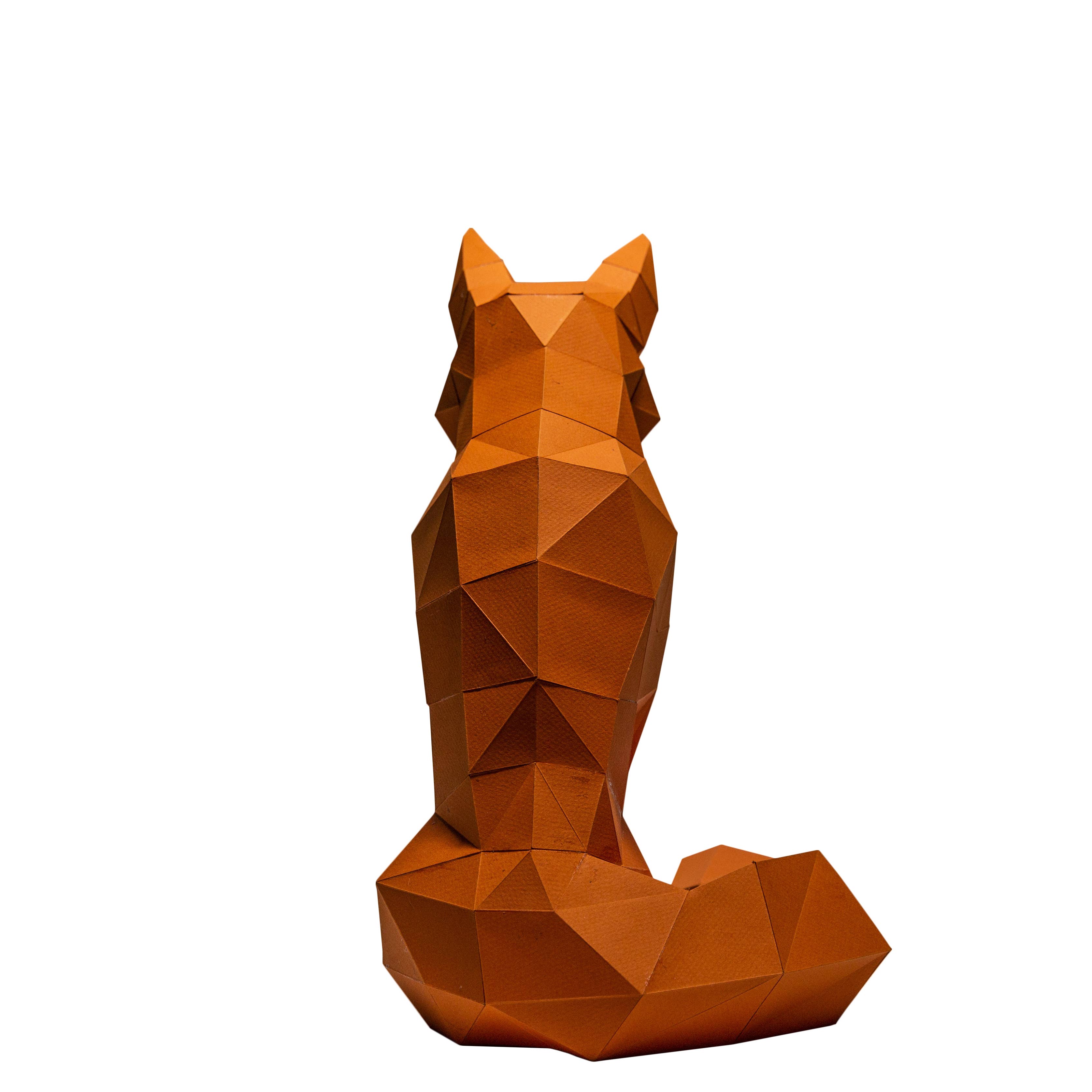 PAPERCRAFT WORLD - Wholesale DIY Craft Kit - Fox 3D Origami Model PaperCraft Kit4