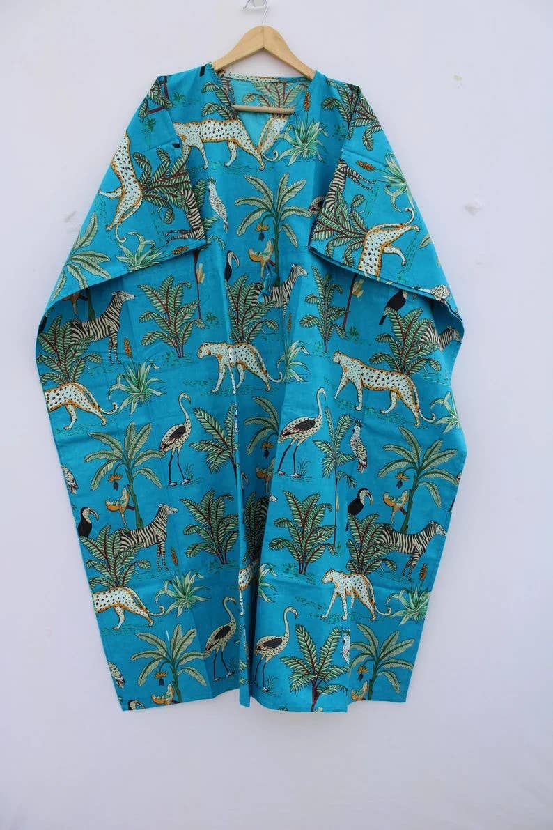 bhavnas boutique – Kaftan - Mulher por atacado – Roupão de banho de verão Kaftan Handmade Handmade Long Kaftan2