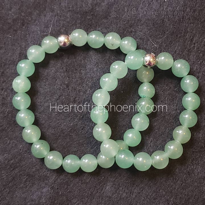 Green Aventurine Bracelet Adult/Child or Custom Sizes for wholesale by Heart of The Phoenix