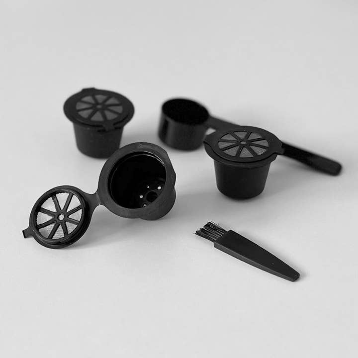 Fackelmann - Venta al por mayor Cápsulas de café - Set de 3 cápsulas de desayuno Nespresso reutilizables
