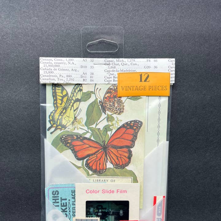 Catered Paper - Vendita all'ingrosso Attrezzature per lavoretti e fai da te - Kit Mini Ephemera Vintage — 12 pezzi0