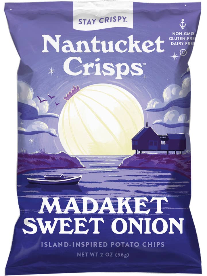 Madaket Sweet Onion 2oz - Flavored Chips for wholesale by Nantucket Crisps