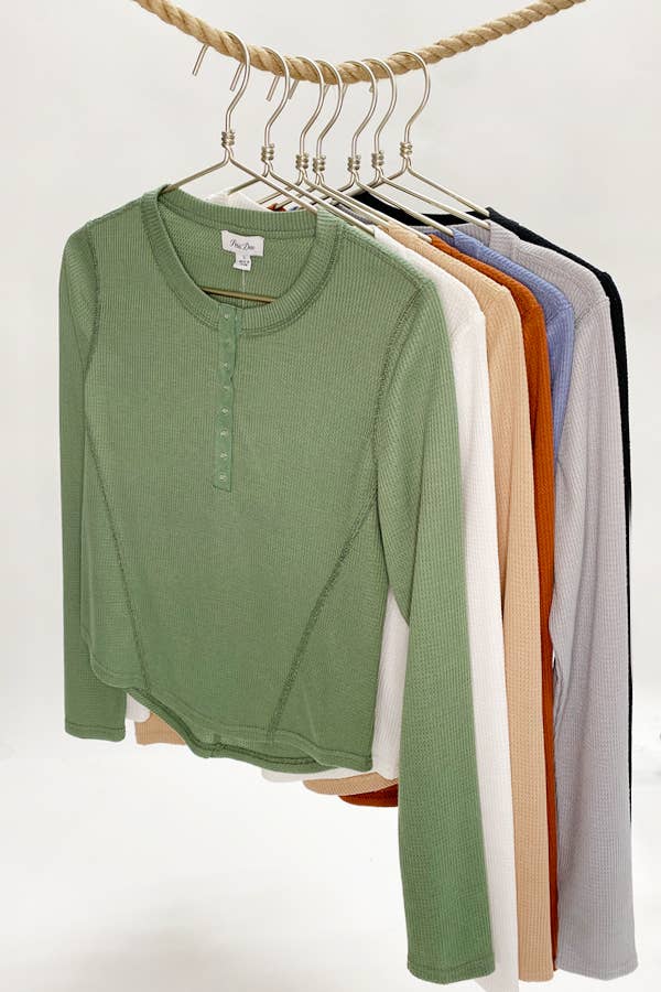 Petal Dew – Großhandel Strickoberteil – Damen – Langarmshirt mit Waffelmuster P0009617