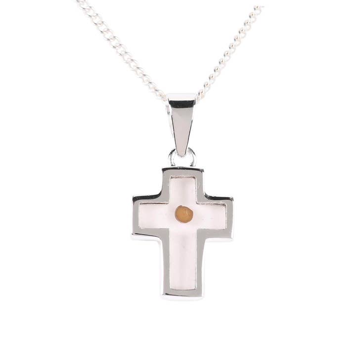 Dicksons - Wholesale Pendant/Charm Necklace - Mustard Seed Cross Necklace