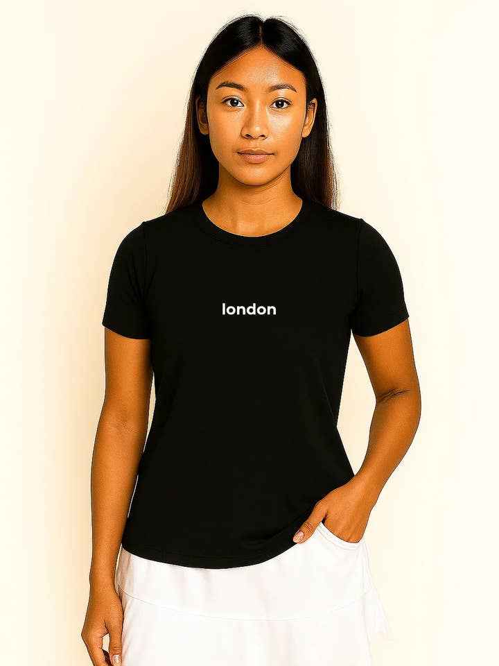 Women Comfort London Tee for wholesale by KOURTLY by Loriet Sports