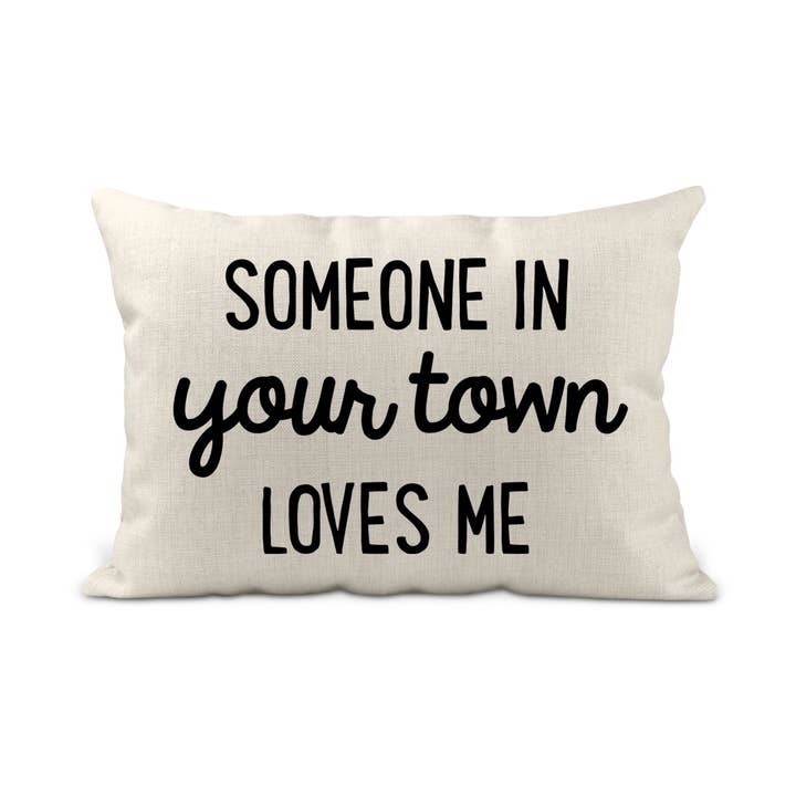 Cojín Lumbar Personalizado de Ciudad - Alguien Me Quiere nombre personalizado para venta al por mayor de Rock Scissor Paper