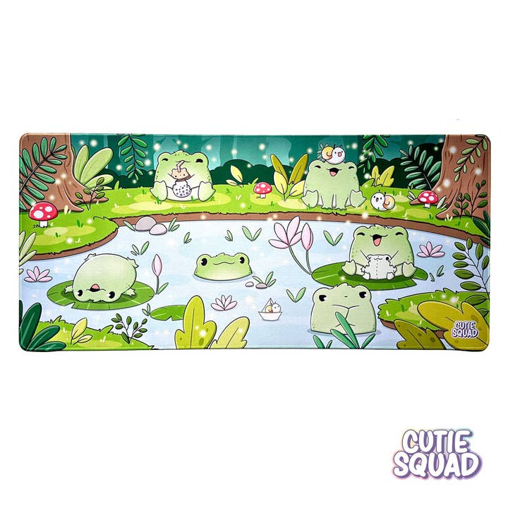 Frösche | Schreibtischunterlage für den Großhandel von CutieSquad
