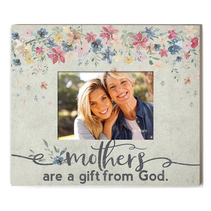 Kindred Hearts - Wholesale Picture Frame - Weathered Floral Photo Frame Mothers Are a Gift