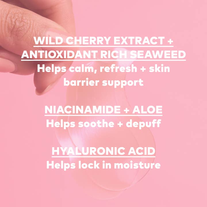 The Original MakeUp Eraser - Wholesale Eye treatment mask - Hydrogel Undereye Masks - Seaweed-Based with Calming Cherry 7