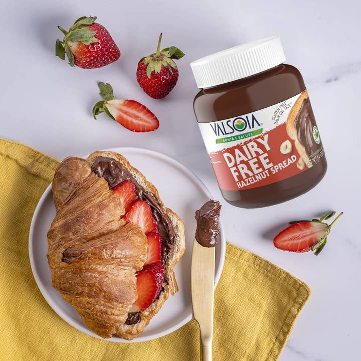 Fine Italian Food - Wholesale Nut Butter - Valsoia Dairy-Free Hazelnut Spread with Cocoa, 14 oz.1