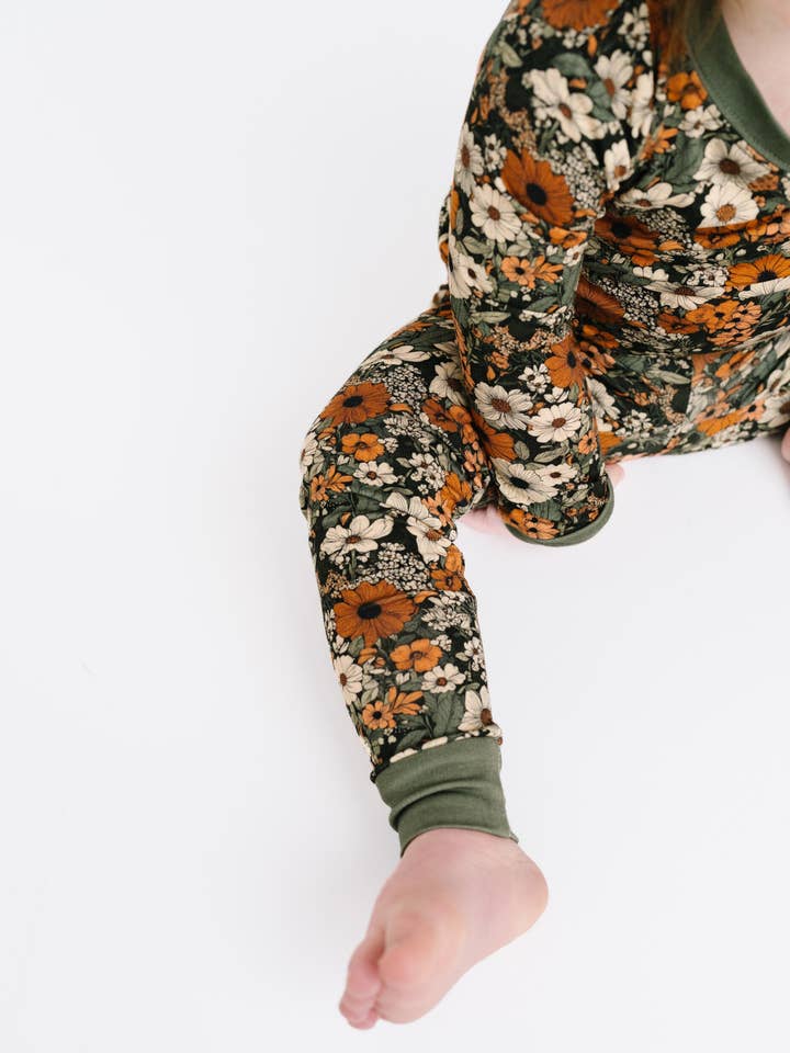 Little One Shop - Wholesale Sleepwear Set - Kids - Rustic Blooms Bamboo Set3