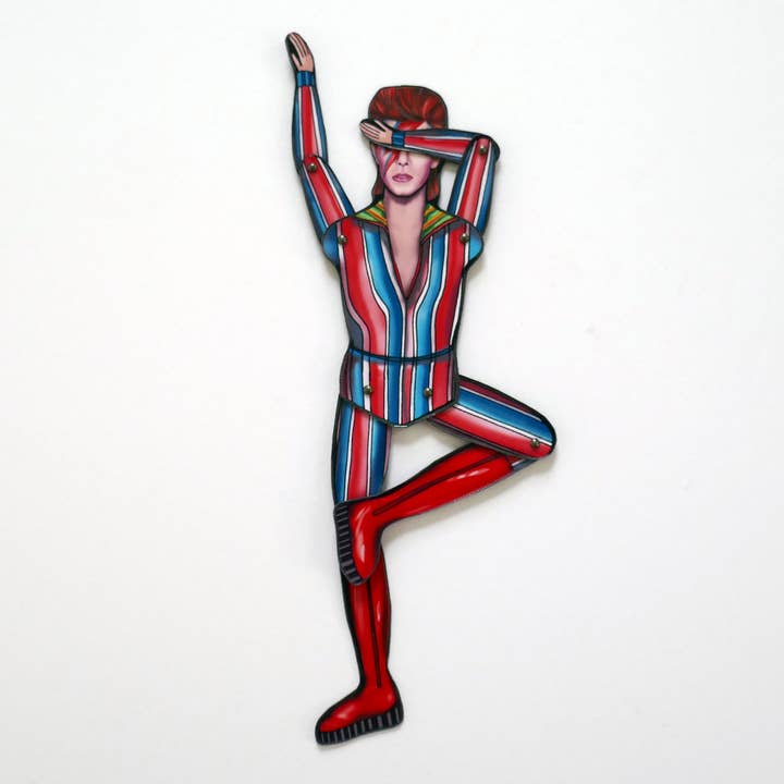 THE PAPER IDOLL - Vendita all'ingrosso Calamite - Bambola o set con magnete articolato David Bowie | Rockstar britannica6