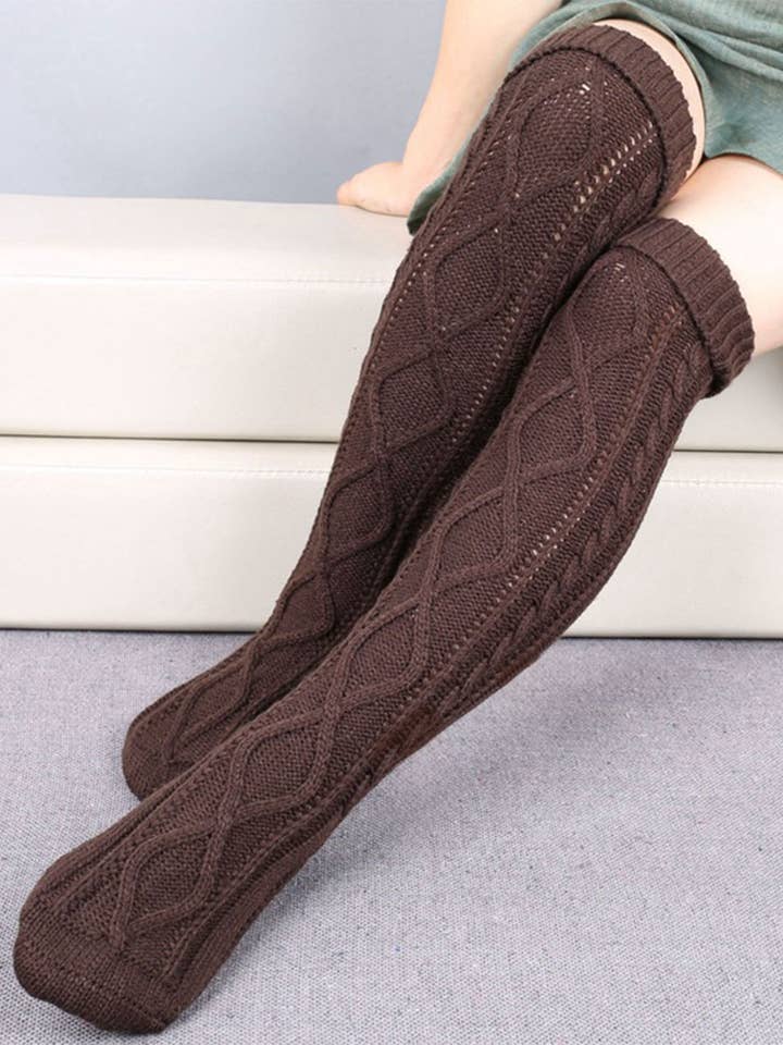 ACCITY - Wholesale Socks - Women's - CABLE KNIT SOCKS_CWMS1087