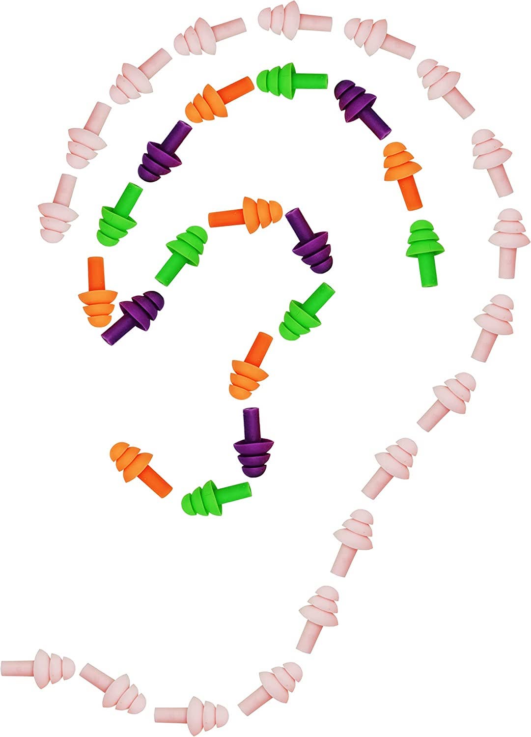 Quality Plugs - Wholesale Earplugs - Multicolored Silicone Earplugs Reusable7