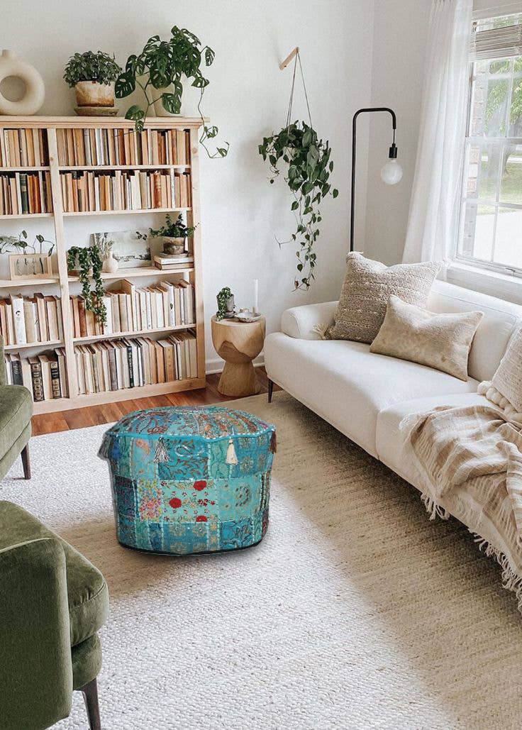 Aakriti Inc. - Wholesale Pouf - Aakriti Gallery Indian Pouf Footstool Ethnic Pouf Cover48
