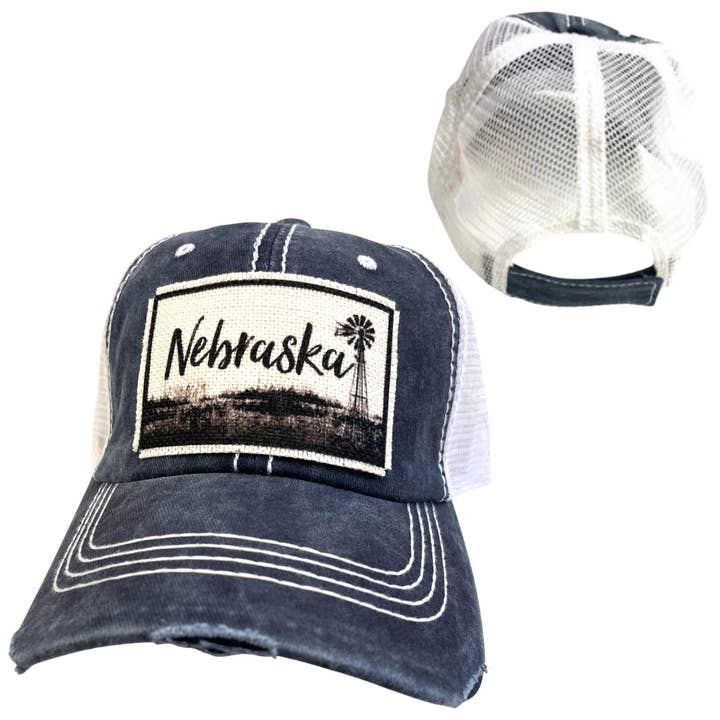 dkhandmade - Wholesale Ponytail Cap - Women's - NEBRASKA WINDMILL HATS2